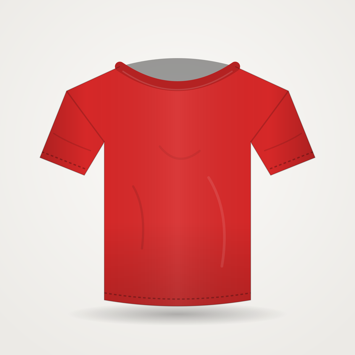 Red Colour T Shirt